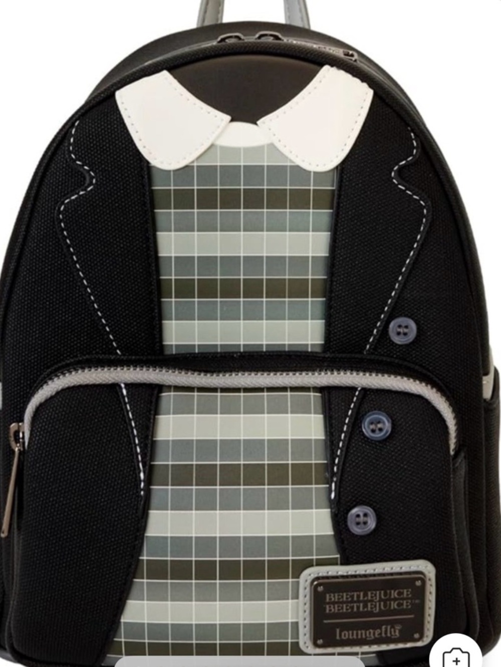 Loungefly  Warner Brothers Beetlejuice 2 Tuxedo Mini Backpack Hard tag New!